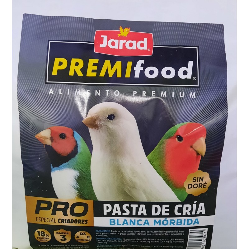 Pasta cría blanca morbida Pro 10Kg.