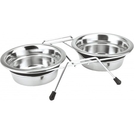 DOBLE COMEDERO ACERO INOX